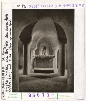 Vorschaubild Reichenau, Oberzell: St. Georg, Krypta, Umbau aus der Zelle des Abtes Hatto 